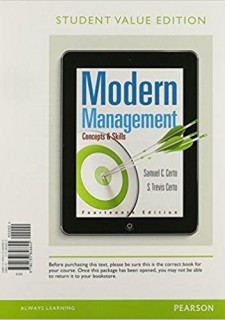 (eBook) Modern Management: Concepts and Skills, Global Edition