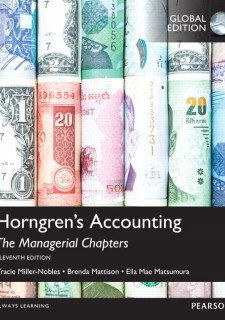 (eBook) Horngren's Accounting: The Managerial Chapters, Global Edition