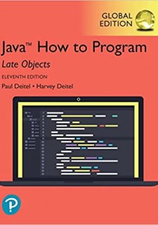 [eBook] Java How To Program, Late Objects, Global Edition