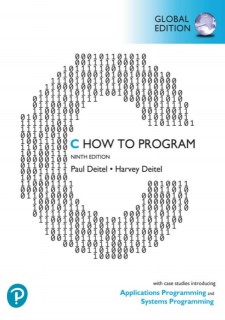 [ebook] C How to Program: With Case Studies in Applications and Systems Programming, Global Edition
